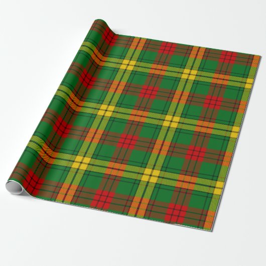 Papier Cadeau Clan MacMillan Tartan (Déroulé)