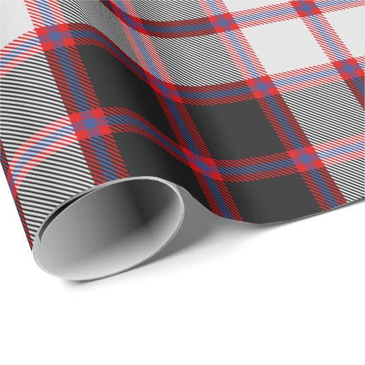 Papier cadeau Clan MacPherson Hunting Tartan (Coin rond)