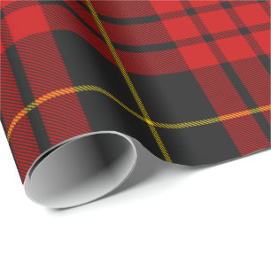 Papier Cadeau Clan MacQueen Tartan