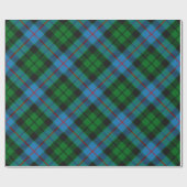 Papier Cadeau Clan Morrison Chasse Tartan Papier d'enveloppement (Plat)