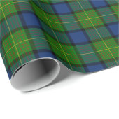 Papier Cadeau Clan Muir More Tartan Plaid (Coin rond)