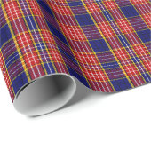 Papier Cadeau Clan Ogilvy Tartan (Coin rond)