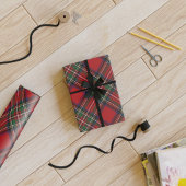 Papier Cadeau Clan rouge vert plaid Clan Stewart Tartan