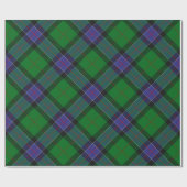 Papier Cadeau Clan Sinclair Chasse Tartan (Plat)