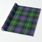 Papier Cadeau Clan Sutherland Tartan (Déroulé)