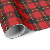 Papier Cadeau Clan Wallace Tartan (Coin rond)