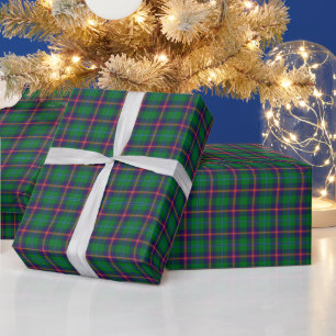 Papier Cadeau Clan Young Tartan Plaid