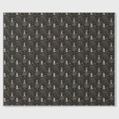 Papier Cadeau Clara Enchantant, Black Nutcracker Ballet (Plat)