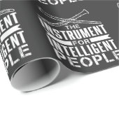 Papier Cadeau Clarinet Player - Musique Band Clarinet Cadeau (Coin rond)