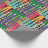 Papier Cadeau Clarinets à motifs (Coin)