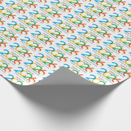 Papier Cadeau Classe Abstraite moderne de papier d'enveloppement (Coin)