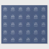 Papier Cadeau Classe de 2023 Graduation Blue (Plat)