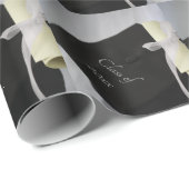 Papier Cadeau Classe de 20xx Casquette Diplôme sur mesure Envelo (Coin rond)