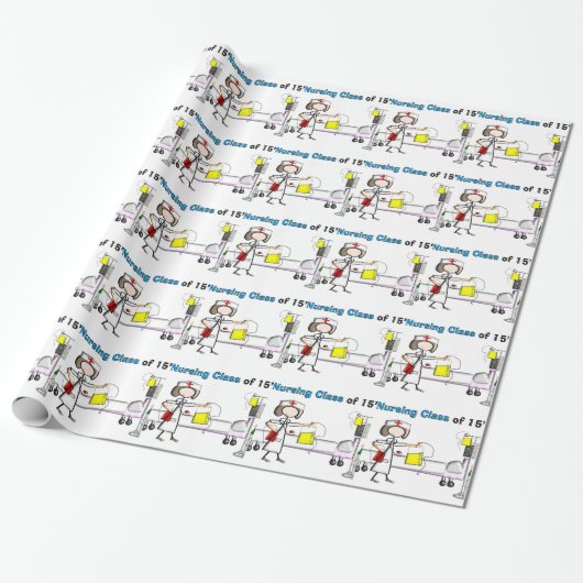 Papier Cadeau Classe de soins de 2015 (Déroulé)