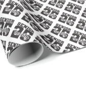 Papier Cadeau Classe supérieure de 2025 (Coin rond)