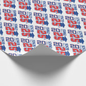 Papier Cadeau Classe supérieure de 2025 Conception des diplômes (Coin)