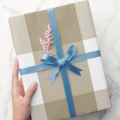 Papier Cadeau Classic Beige Buffalo Check