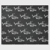 Papier Cadeau Classic Black And White Sweet 16 Birthday (Plat)