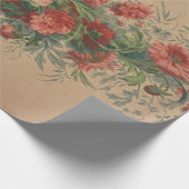 Papier Cadeau Classic Floral du XIXe siècle (Coin)