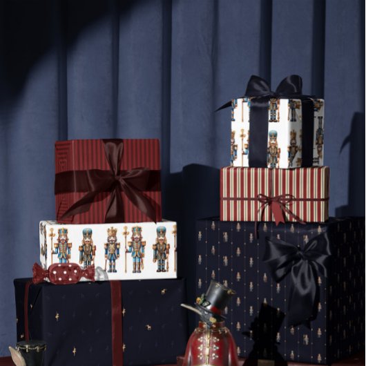 Papier Cadeau Classic nutcracker wrapping paper