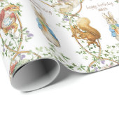 Papier Cadeau Classic Pierre le lapin Anniversaire (Coin rond)