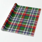 Papier Cadeau Classic Plaid Christmas Gift Wrap – Cozy Holiday  (Déroulé)
