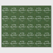 Papier Cadeau Classic Plaid Merry Christmas Festive - (Plat)