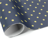 Papier Cadeau Classic Polka Dot Pattern Wrapping Paper Roll (Coin rond)
