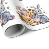 Papier Cadeau Classic Pooh & Friends (Coin rond)