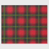 Papier Cadeau Classic Red and Green Christmas Tartan Plaid (Plat)