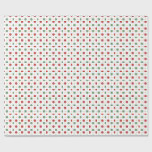 Papier Cadeau Classic Red & Green Polka Dot (Plat)