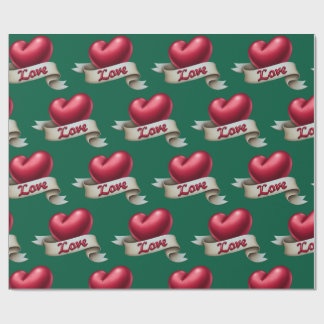 Papier Cadeau "Classic Romance" Emerald Gift Wrap