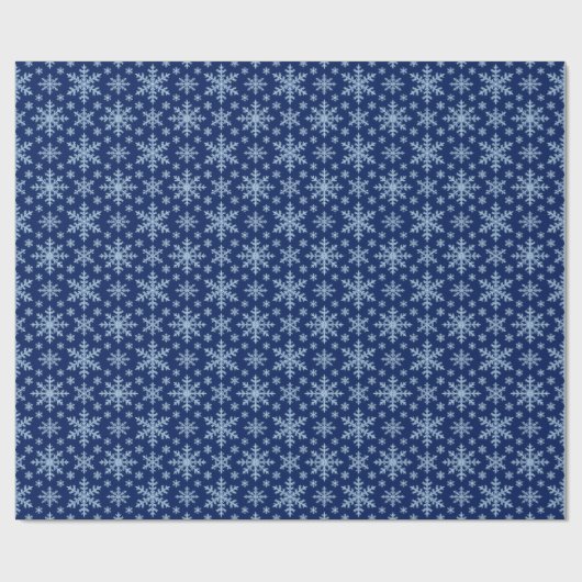 Papier Cadeau Classic Snowflakes (Plat)
