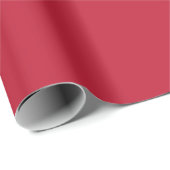 Papier Cadeau Classic solide Vrai rouge (Coin rond)