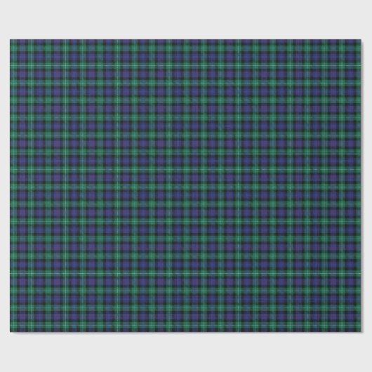 Papier Cadeau Classic tartan in blue (Plat)