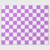 Papier Cadeau Classic visual magenta checkerboard  (Plat)