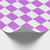 Papier Cadeau Classic visual magenta checkerboard  (Coin)