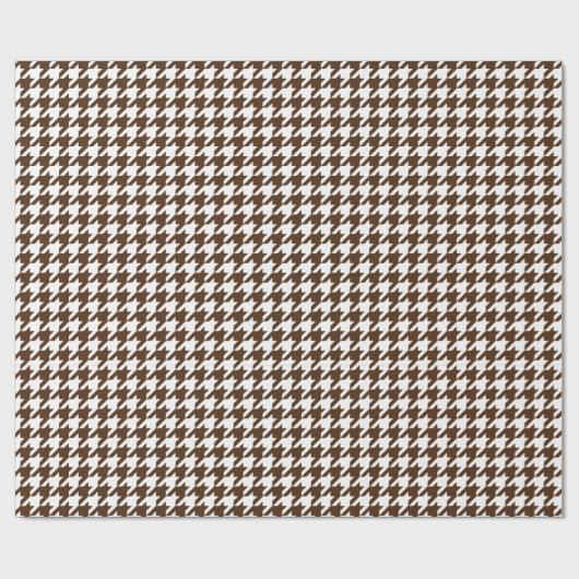 Papier Cadeau Classic White Houndstooth (Plat)