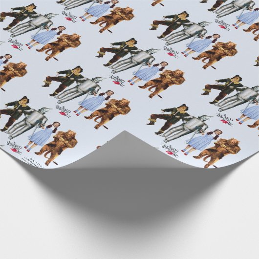 Papier Cadeau Classic Wizard of Oz Characters Wrapping Paper (Coin)