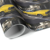 Papier Cadeau Classique Chevrolet Malibu (Coin rond)