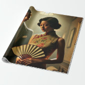 Papier Cadeau Classique de Shanghai (Déroulé)