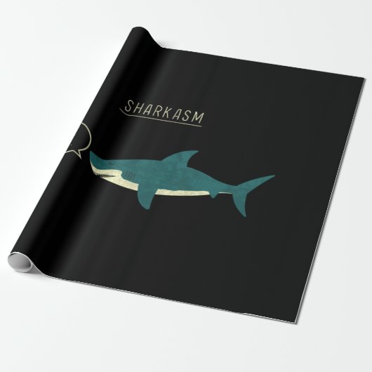 Papier Cadeau Classique de Sharkasm (Déroulé)