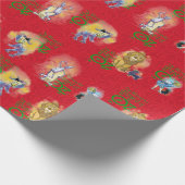 Papier cadeau classique du Magicien d'Oz pour Noël (Coin)