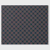 Papier Cadeau Classique plaid de Noël (Plat)