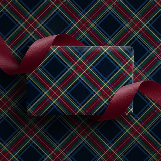 Papier Cadeau Classique plaid de Noël