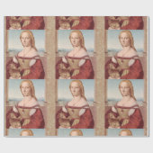 Papier Cadeau Classique Raphael Lady et Unicorn (Plat)