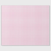 Papier Cadeau Classique Rose Clair & Blanc pour 70 (Plat)