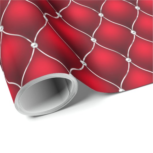 Papier Cadeau Classique Rouge (Coin rond)