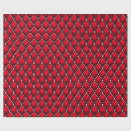 Papier Cadeau Classique Rouge (Plat)