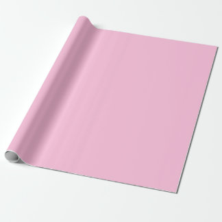 Papier Cadeau Classique solide rose doux
